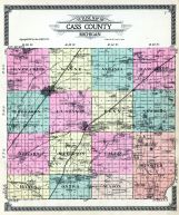 County Outline Map, Cass County 1914
